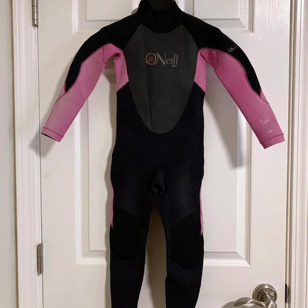 GIRL'S EPIC 3/2MM BACK ZIP FULL WETSUIT, size 6 - Picture 1 of 4